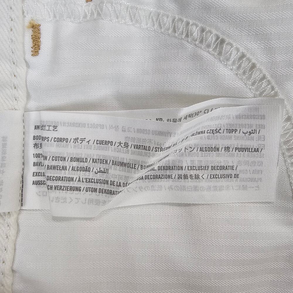 Hollister Jean Shorts Womens Size 29 White Casual Denim High Rise Ripped Frayed - Picture 9 of 12